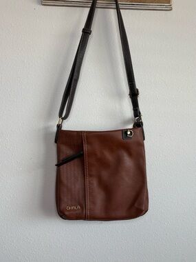 Chala Chocolate Brown Crossbody with Dark Brown Strap